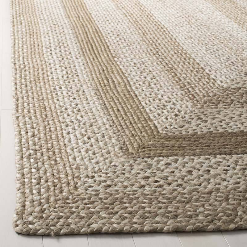 Rosecliff Heights Vincent Handmade Hand Hooked Jute/Sisal Ivory Rug